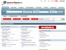 Tablet Screenshot of exportersandimporters.com